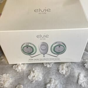 Elvie Stride Hospital-Grade Electric Pump with Extra Parts and Storage Bags